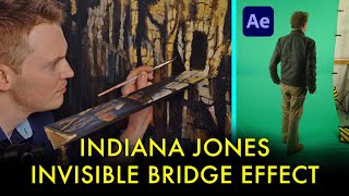 Indiana Jones INVISIBLE BRIDGE Tutorial | Miniature model & After Effects!