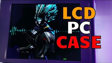 How to build a Transparent LCD Side Panel for PC: Snowblind build #pcmod #gaming #snowblind