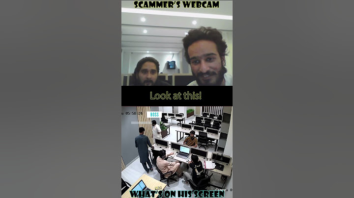 Scammers see themselves on YouTube