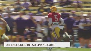 Jayden Daniels shines in LSU Football Spring Game