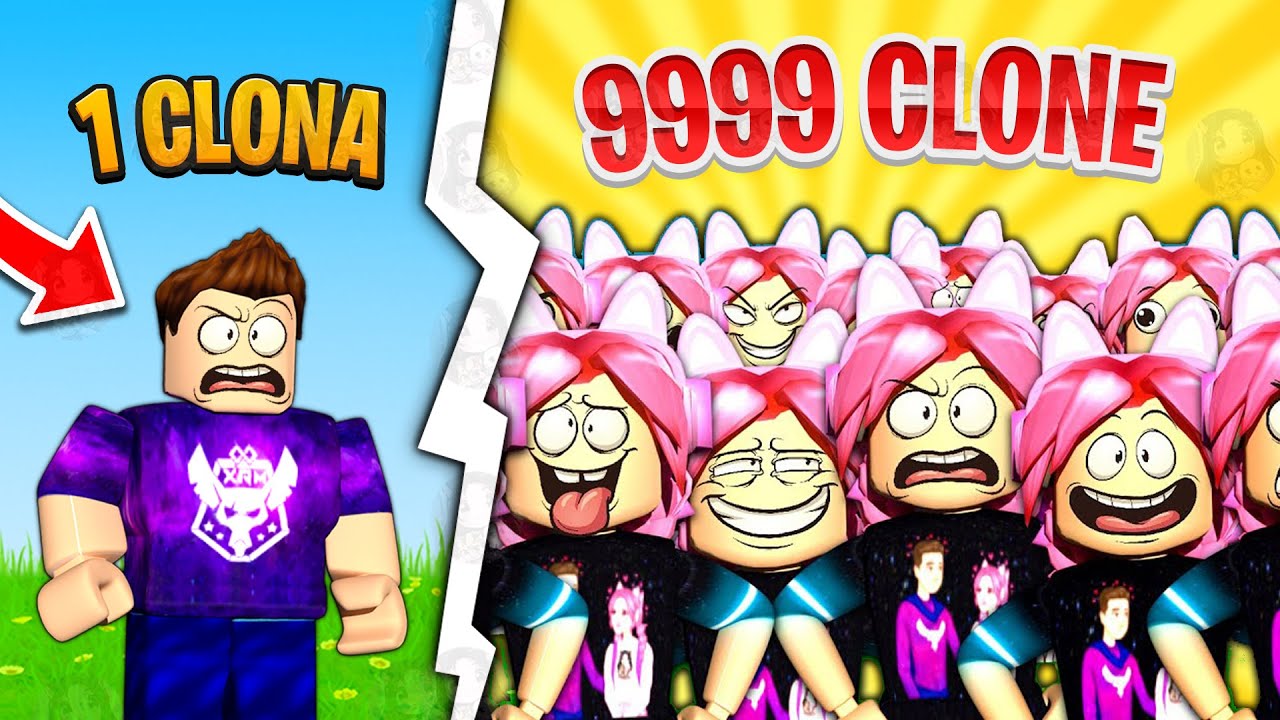 1 CLONA MaxINFINITE vs 9999 CLONE PisicaMiauMiau! Cine castiga? - YouTube