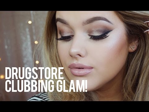 DRUGSTORE Clubbing Glam! Make up Tutorial | Rachel Leary