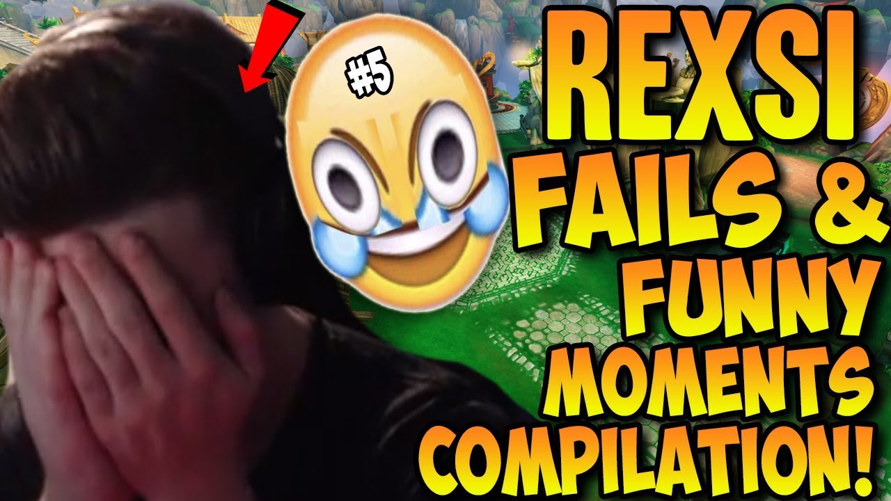 REXSi'S FUNNIEST FAILS AND FUNNY MOMENTS COMPILATION! #5 - SMITE