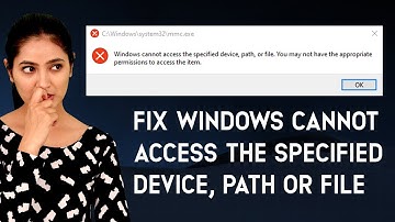 Fix Windows Can
