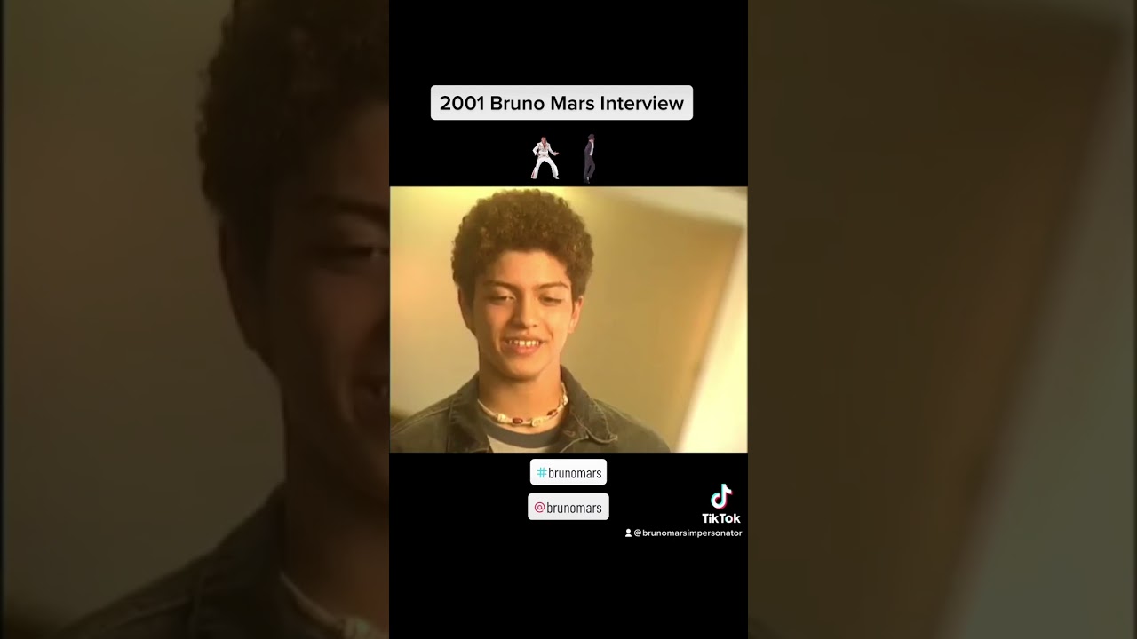 2001 Bruno Mars Interview