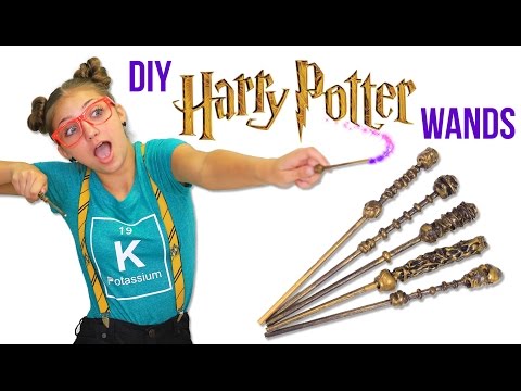 DIY Harry Potter Wands | Kalium | Kamri Noel