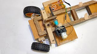 How to make a Power Steering Model For Car | Science Project