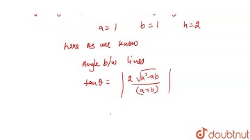 Find the measure of the acute angle between the lines represented by `x^(2) + 4xy + y^(2) = 0`.
