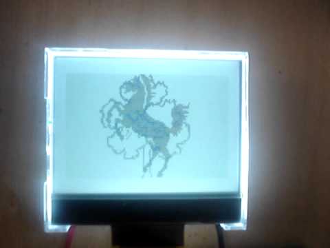 AMG12864R2-G-W6WFDW - video from Orient Display