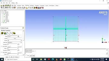 Square cylinder hexa meshing part 4 mesh refine and boundary condition
