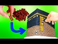 Making a Miniature KAABA House With Mini Bricks. Look what's inside KAABA House
