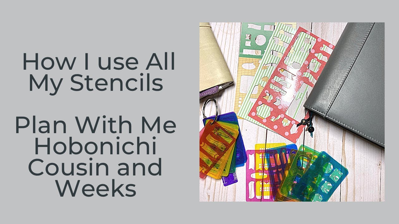 Pen and Stencil Functional Plan With Me (Hobonichi) 