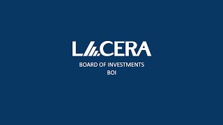 Board of Investments | Wednesday, May 13, 2026