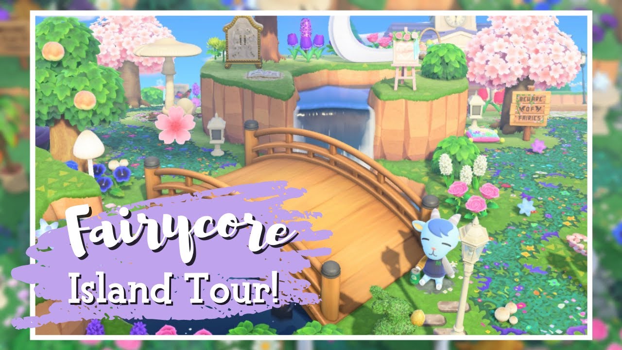 The BEST Fairycore Inspiration 🌸💕// Animal Crossing: New Horizons Island  Tour ✨ 