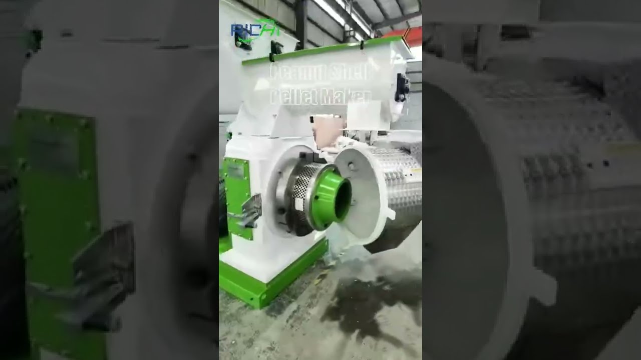 RICHI Peanut Shell Pellet Making Machine for Sale- Biomass Pellet Machine for Sale