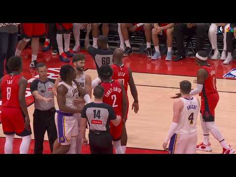 Aaron Holiday and Adou Thiero get ejected in game 4 garbage time