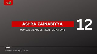 Ashra Zainabiyya Majlis by Syed Zaki Baqri: 28 August 2023 | 12 Safar 1445 screenshot 5