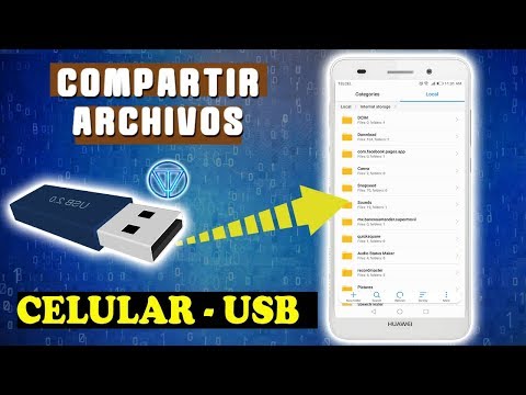 Transfer files from cell to USB easy method