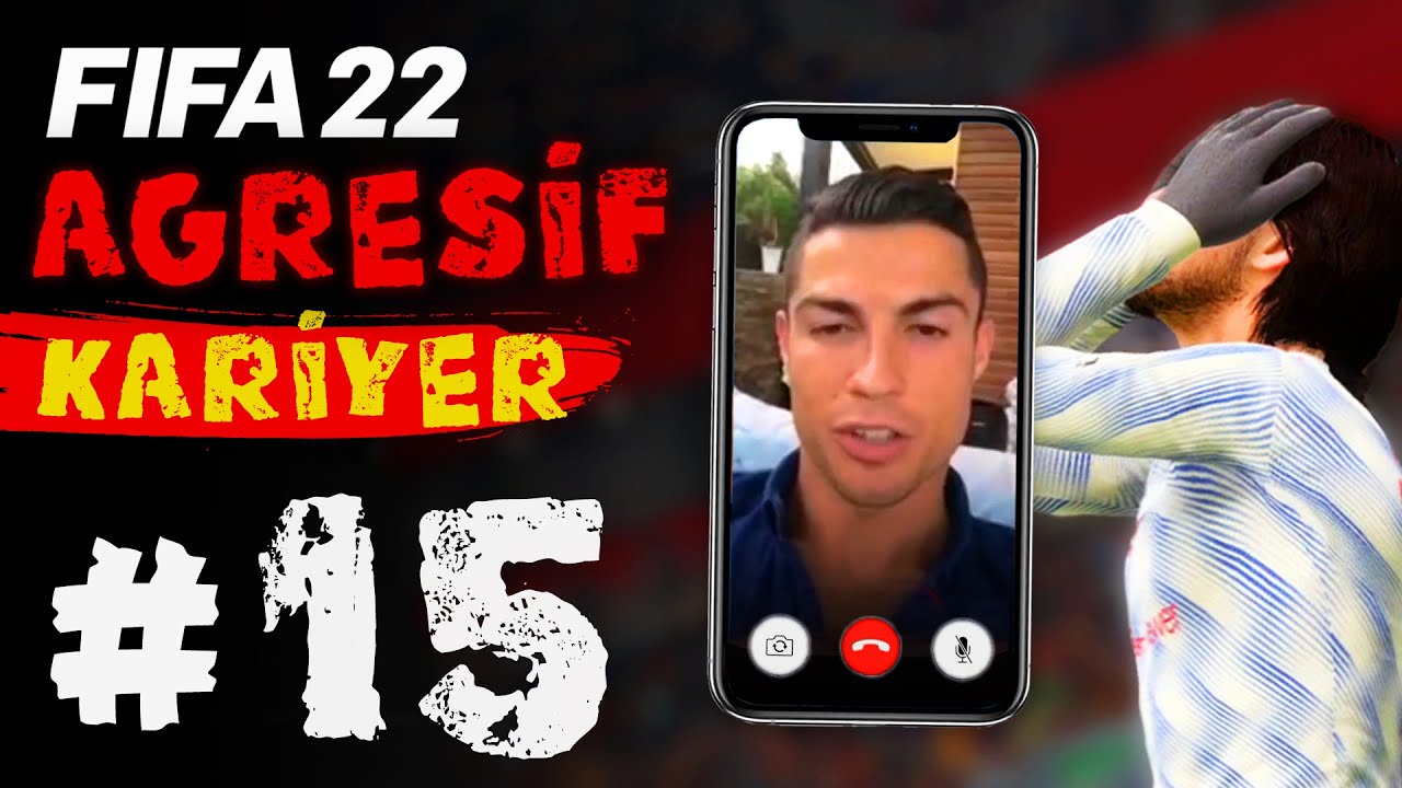 FIFA 22 ARDEN OYUNCU KARİYERİ #15 // RONALDO BENİ GÖRÜNTÜLÜ ARADI! TRANSFER OLACAK MIYIM?