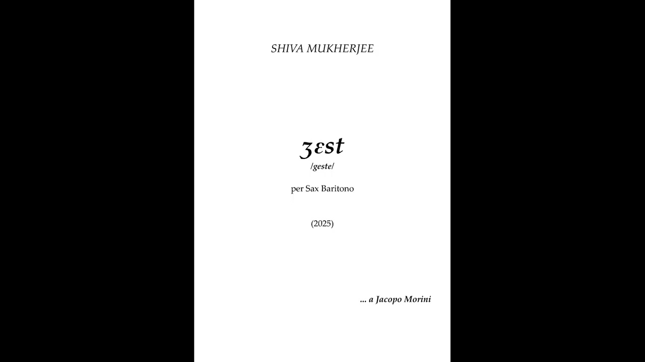 Shiva Mukherjee - Geste