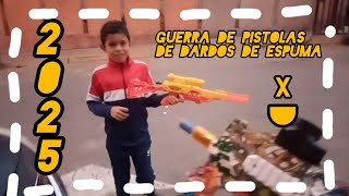 Guerra de dardos de esapuma con solo una bala.