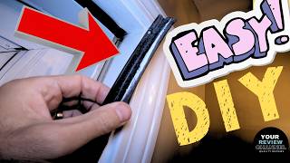 How to replace door weatherstrip seal Easy DIY