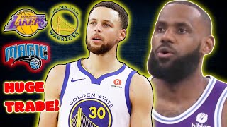 NBA News !! Huge 5player trade mooted between Lakers And Warriors and Magic this summer!