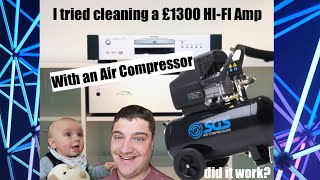 I Cleaned A 1300 Power Amp With An Air Compressor And The Results Were Amazing...