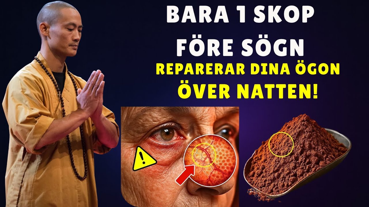 Seniorer, ät DETTA innan läggdags för att REPARERA era ögon och er syn under natten |Seniorhälsotips