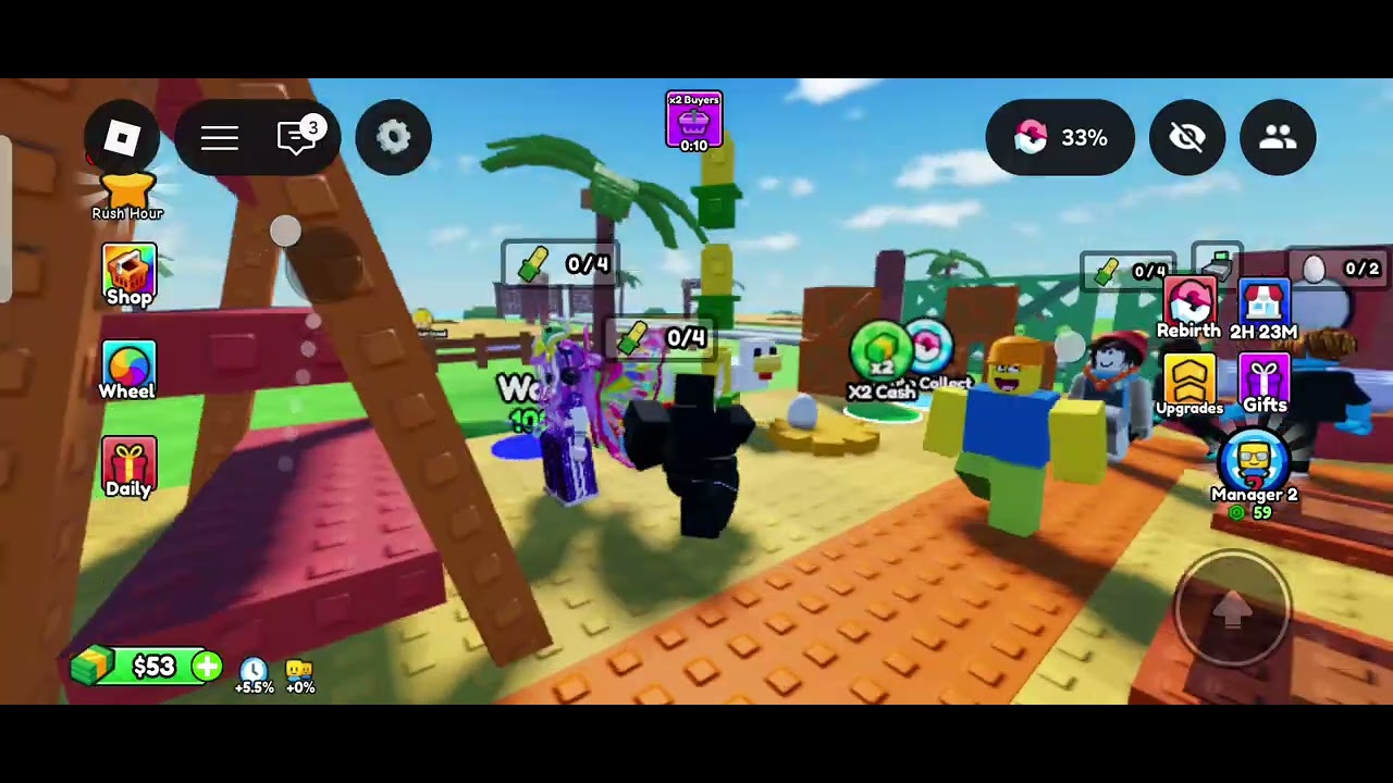 Berjualan / Selling  main Roblox 