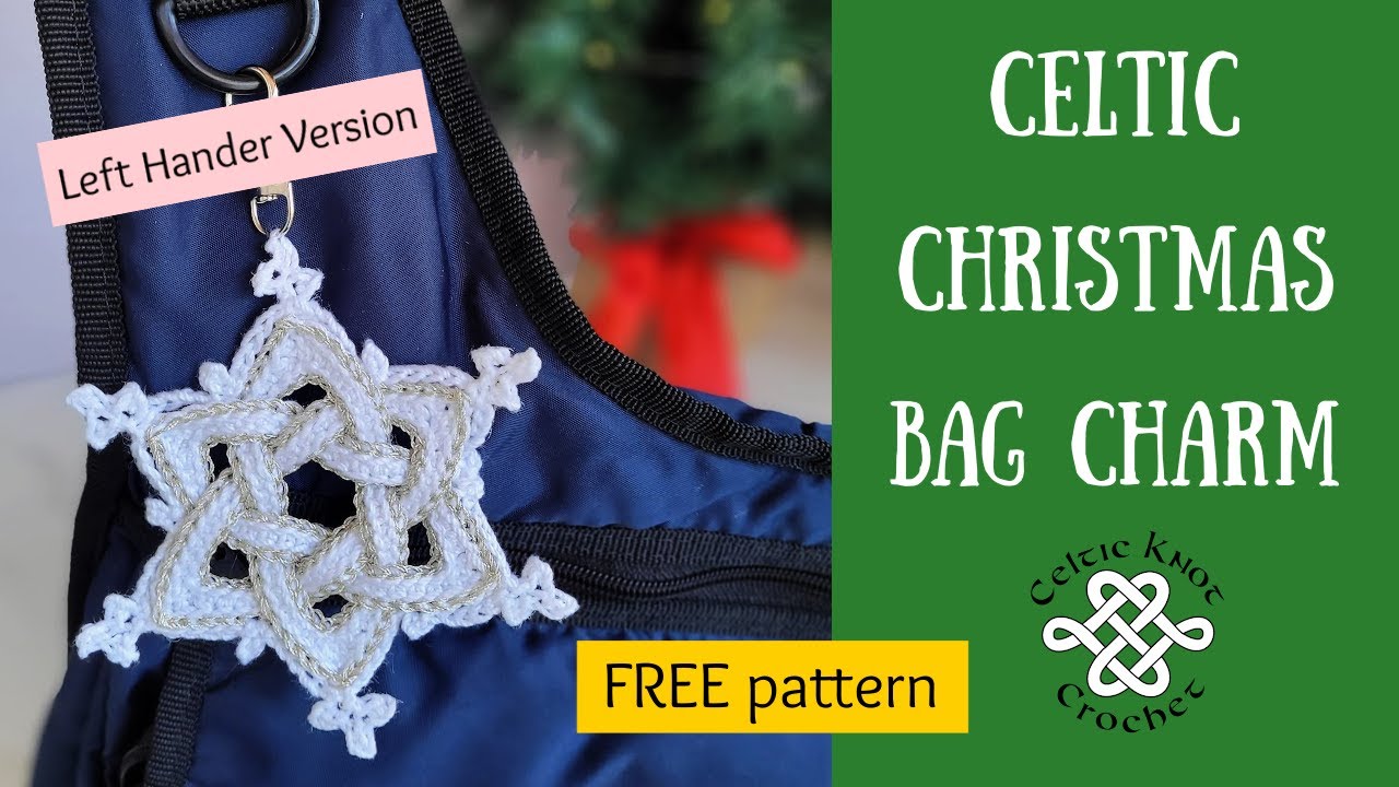 🖐️ДЛЯ ЛЕВШ! - Научитесь делать этот забавный и простой кельтский талисман для сумки!