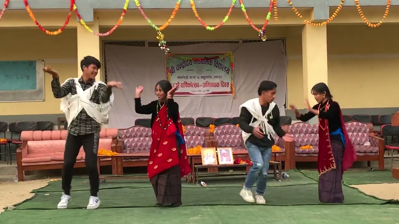 Ra chhai praba gurung cover Dance |school annual function | chandrodaya mavi Bahundanda lamjung ✅