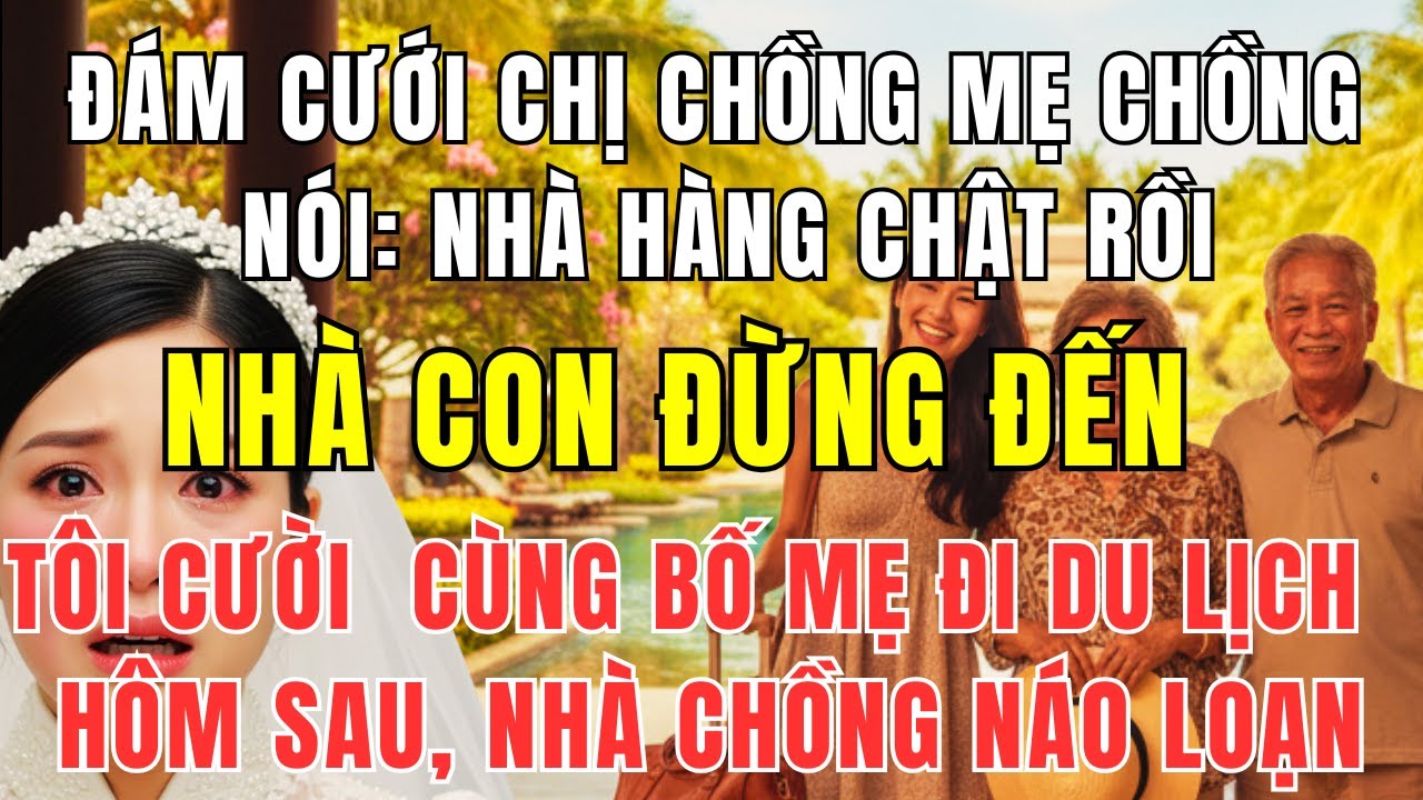 Đám Cưới Chị Chồng, Mẹ Chồng Cấm Nhà Tôi Dự Đám Cưới – Tôi Làm Một Việc Khiến Cả Nhà Chồng Tái Mặt