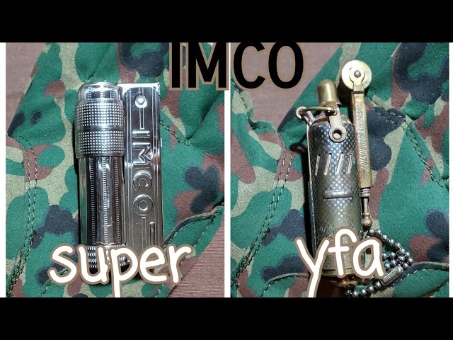 ⑤ヴィンテージ IMCO Yfa イムコ トレンチライター イーファ105107（軍 