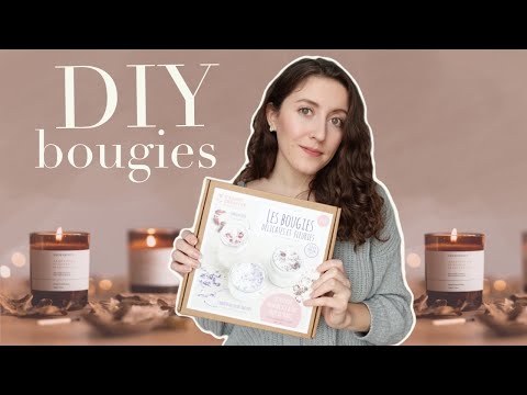 Crash test : Kit de bougies à la cire de soja et fleurs séchées