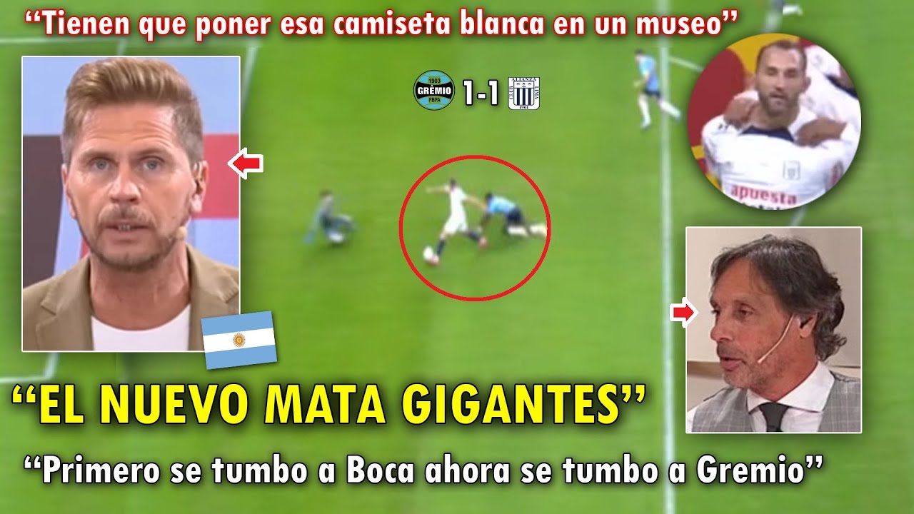 "ALIANZA HACE HISTORIA" PERIODISTAS ARGENTINOS se RINDEN ante ALIANZA LIMA tras ELIMINAR a GREMIO