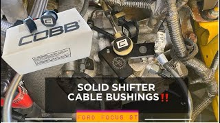 Cobb Solid Shifter Cable Bushings INSTALL on Ford Focus ST 2015!! | Vlog #31