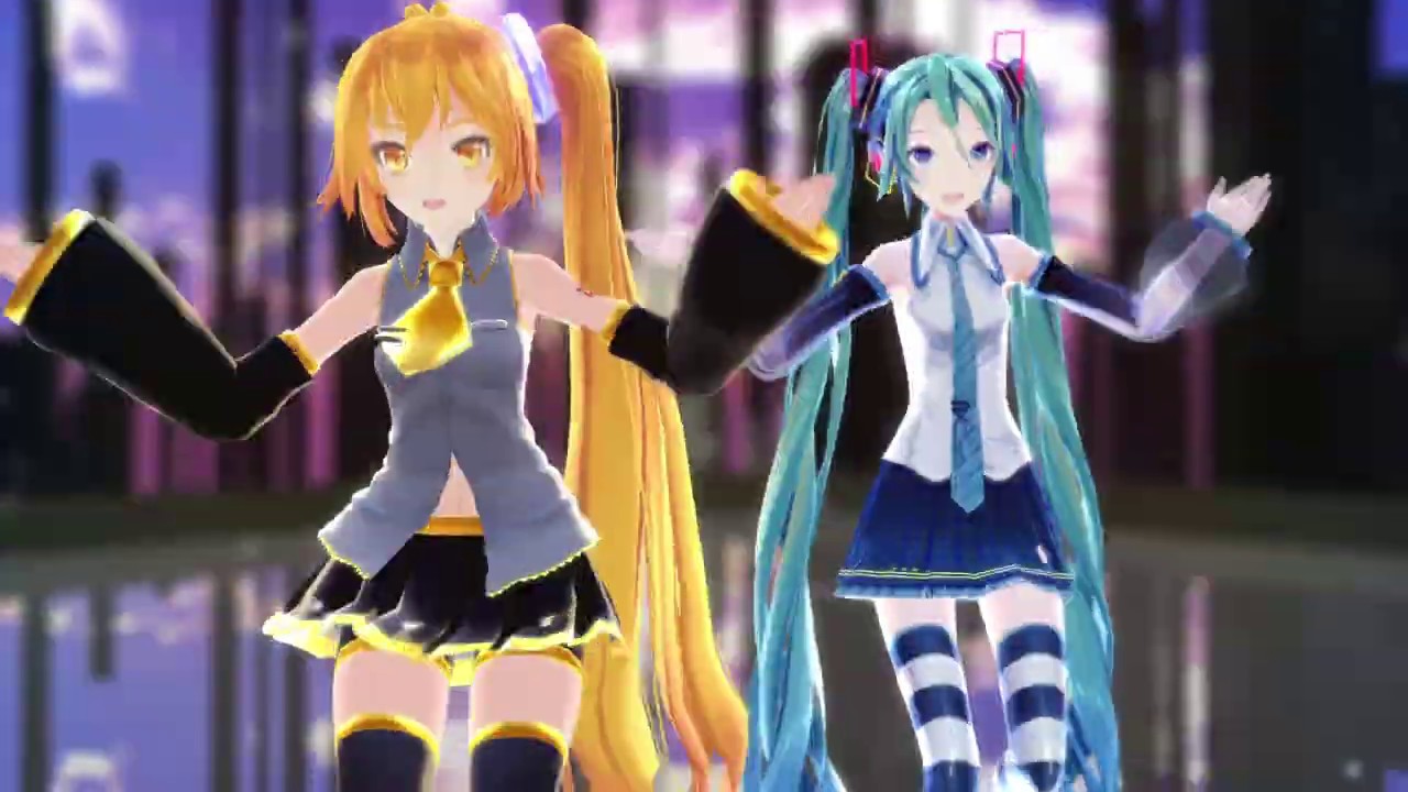 MMD メーベル Tda式改変亞北ネル・デフォ服 / REM式初音ミク10th - YouTube