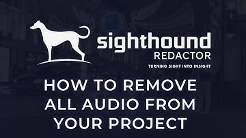 How to Redact Audio From Your Project | Sighthound Redactor | Beginner