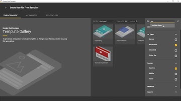 Template improvements - Google Web Designer