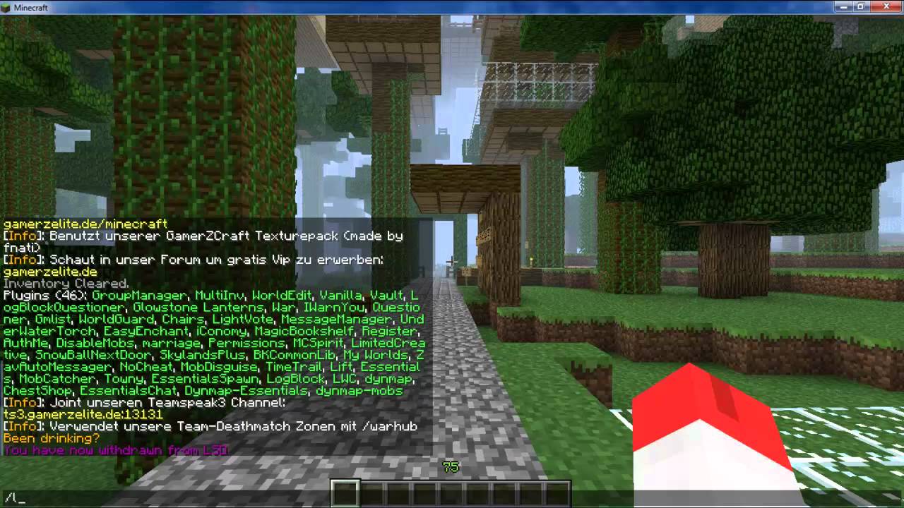 Minecraft 1.7/1.7.2 full Bukkit MCSpirit betrunken auf Drogen, LSD, Alc ...