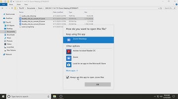 Zoom recording error converting solved.