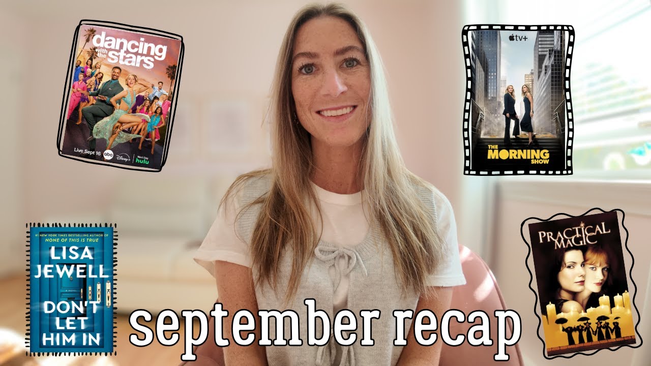 SEPTEMBER RECAP 🤍🌾 let's chat about books, movies, tv shows, content creators + more! ✨