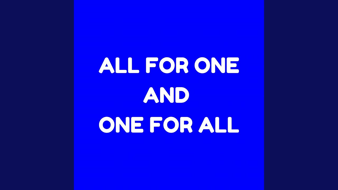 Watch All For One on YouTube