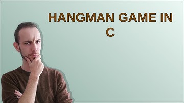 Codereview: Hangman game in C
