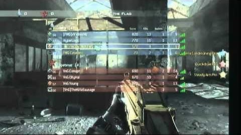 FWG vs VnG WGL MW3 4v4 Core - CTF on Dome