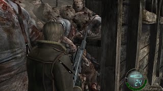 Resident Evil 4 Wii mod impossible full game only with gecko codes Dolphin Android Emulator screenshot 5
