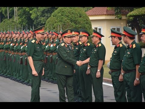 Quân Đoàn 1 Tam Điệp Ninh Bình - Đại tướng Ngô Xuân Lịch làm việc tại Quân đoàn 1 - QDND