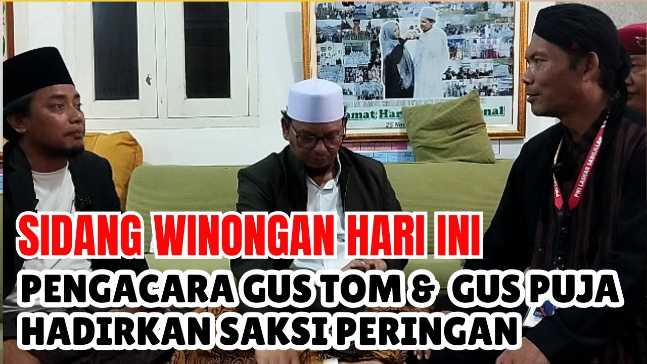 HARI INI PENGACARA GUS TOM HADIRKAN SAKSI MERIGANKAN  II TVAlwaha
