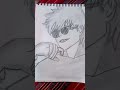 Draw gojo🤣 #kakashi ka father's kon ha #anime